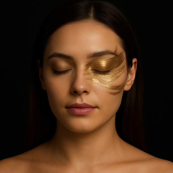 Golden -Adult Face Art