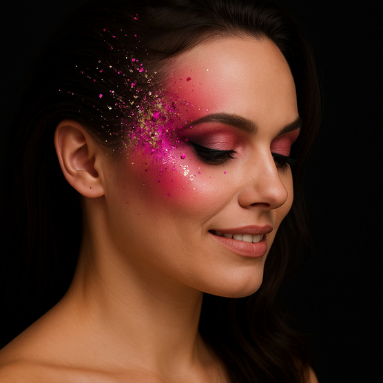 Vibrant adult Face Art