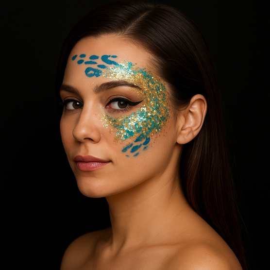 Underwater Adult face art